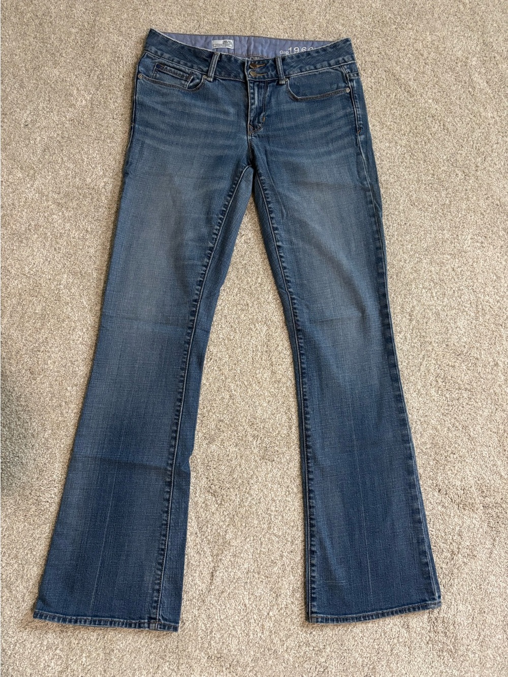 GAP 1969 Women’s Light Blue Perfect Boot Bootcut Jeans - Classic Fit